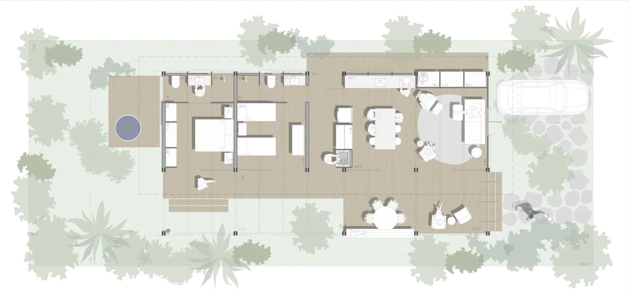 Planta Casa Tipo 3